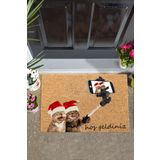Chilai Home PVC Selfie Dekoratif PVC Taban İç ve Dış Kapı Önü Paspası