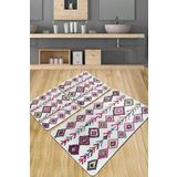 Chilai Home Raje Djt 3'lü Set Banyo Halısı