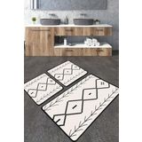 Chilai Home Sagitta Banyo Halısı Djt 3lü Set Banyo Paspası Kaymaz Tabanlı Klozet Takımı