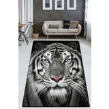 Chilai Home Savage Djt Modern Tasarım Yıkanabilir Kaymaz Taban Halı, Salon Halısı, Dekoratif Halı, 80 x 150
