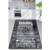 Chilai Home Say Your Prayers Dark 100x200 Cm Banyo Halısı