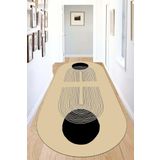 Chilai Home Seven Bej Oval Dekoratif Halı Djt, 120 x 180