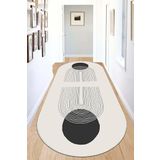 Chilai Home Seven Ecru Oval Dekoratif Halı Djt, 120 x 180