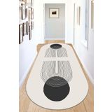 Chilai Home Seven Ecru Oval Dekoratif Halı Djt, 160 x 230