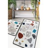 Chilai Home Skulp 2'li Set Banyo Halısı Djtbanyo - Renkli