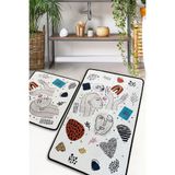 Chilai Home Skulp Djt 2'li Set Banyo Halısı