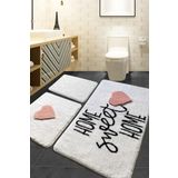 Chilai Home Sweet Beyaz 3lü Set 60x100, 50x60 Ve 40x60 Cm Klozet Takımı
