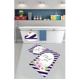 Chilai Home Thank You 2li Set Banyo Halısı Paspas Klozet Takımı Yıkanabilir, Kaymaz Taban