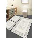 Chilai Home Touch Ekru 3lü Set Banyo Halısı Djt