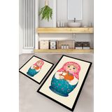 Chilai Home Tumbler Djt 2'li Set Banyo Halısı