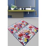 Chilai Home Under Banyo Halısı Djt 3'lü Set Banyo Paspası Kaymaz Tabanlı Klozet Takımı