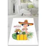 Chilai Home Vacanza Djt Modern Tasarım Yıkanabilir Kaymaz Taban Halı, Salon Halısı, Dekoratif Halı, 80 x 150