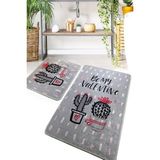 Chilai Home Valentine 2'li Set Banyo Halısı Djtbanyo