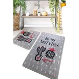 Chilai Home Valentine Djt 2'li Set Banyo Halısı