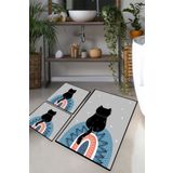 Chilai Home Waiten Djt 3'lü Set Banyo Halısı