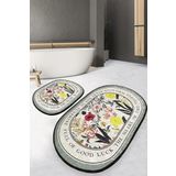 Chilai Home Wholove 2'li Set Banyo Halısı Djt Yıkanabilir Kaymaz Taban Paspas Klozet Takımı