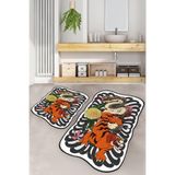 Chilai Home Wild Animals Djt 2'li Set Banyo Halısı