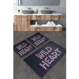 Chilai Home Wild Heart Djt 3'lü Set Banyo Halısı