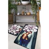 Chilai Home Witcherry 2'li Set Banyo Halısı Djtbanyo - Renkli