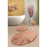 Chilai Home Wood 2'li Set Klozet Takımı Banyo Paspas Seti Halısı Djtbanyo - Renkli - 1271