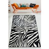 Chilai Home Zebra Dekoratif Halı Djt Yıkanabilir, Kaymaz Taban, Halı Modern, 80 x 150