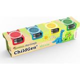 ChildGen 125 gr 4'lü Standart Oyun Hamuru Set 1 - Çok Renkli
