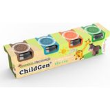 ChildGen 125 gr 4'lü Standart Oyun Hamuru Set 3 - Çok Renkli
