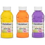 ChildGen ChildGen Süper Yıkanabilir Parmak Boya 350 ml x 3 Renk (Sarı, Turuncu, Mor)