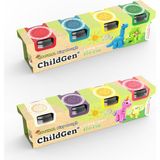 ChildGen Doğal Oyun Hamuru 2x4'lü Set - Unicorn/Dinozor 125 grx4 Renkli ve Kolay Şekillendirilebilir