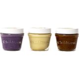 ChildGen Doğal Oyun Hamuru 3'lü Set Mor Beyaz Kahverengi 3X125GR - Premium Kavanoz