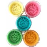 ChildGen Doğal Oyun Hamuru 5'li Pastel Set 5x125gr Renkli Premium Kavanoz Eğlenceli Aktivite