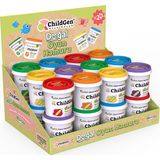 ChildGen Doğal Oyun Hamuru - Eco Cup 24 Adet 125 gr Eğlenceli ve Güvenli Oyun Malzemesi - Kırmızı - Turuncu - Mavi - Yeşil