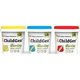 ChildGen Doğal Oyun Hamuru - Eco Cup 3'lü Ana Renkler 3 x 125 gr Güvenli ve Eğlenceli Aktivite