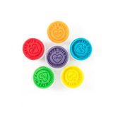 Childgen Dogal Oyun Hamuru - Eco Cup- 6Li Ana Ve Ara Renkler (Mor -Yesil-Turuncu-Mavi-Sari-Kirmizi) 6X125gr