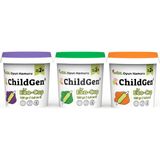 ChildGen Eco Cup 3'lü Doğal Oyun Hamuru 3x125gr Çok Renkli Seçenekler ile Eğlenceli Aktivite