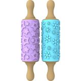 ChildGen Mini Desenli Merdane Seti – 2\'li (Yıldız / Kar)
