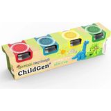 Childgen Oyun Hamuru Ecocup - 125 gr 4'lü Set Dinozor (Mavi-Kırmızı-Sarı- Yeşil) - Renkli