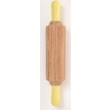ChildGen Play Dough Doğal Ahşap Merdane Pastel Sarı