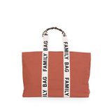 Childhome Family Bag Signature Kiremit Kanvas Anne Bebek Bakım Çantası