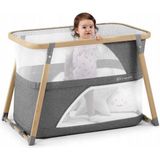 Childhome Nacalu Sallanan Anne Yanı Beşiği (Cibinlik +Taşıma Çantası Da Içerir) - Ebat: 70x60x90cm( Cibinniksiz hali) 150x60x90cm ( Cibinnikli), 50 x 90cm ( Ic Yatak) - Gri - Beyaz