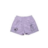 Chill Space Collection - Nakışlı Erkek Ev Şort - Lilac Mor M