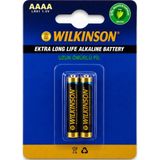 CHILLTECH Wilkinson Aaaa LR61 1.5V Alkalin Pil 2’li – Incenin Incesi Uzun Ömürlü Pil - 2'li