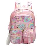 Chimola CHM-CN0044-3 Toy New World Pembe Okul Çantası