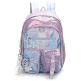 CHIMOLA Unisex Çocuk Sırt Çantası, Mor, M