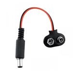 China 9V Pil Kablosu Barrel Dönüştürücü