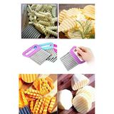 Chips Chopper -1-1 Şekilli Patates Sebze Ve Meyve Dilimleyici Turuncu