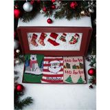 Chiristmas Socks Yılbaşı Desenli Unisex Yetişkin Çorap 3'lü Hediye Seti - Karışık - Standart