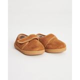 Chirpy Camel Renkli Çocuk Süet Cırtlı Ev Ayakkabısı - Remy, Erkek Çocuk İçin Hafif ve Konforlu