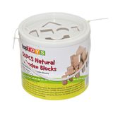 Chiva CS-8832 50 Parça Natural Ahşap Blok Seti