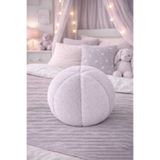 CHIZGY Peluş Top Yastık Welsoft Dekoratif Kırlent Yumuşak Yuvarlak Minder Ev Dekoru Şık Tasarım